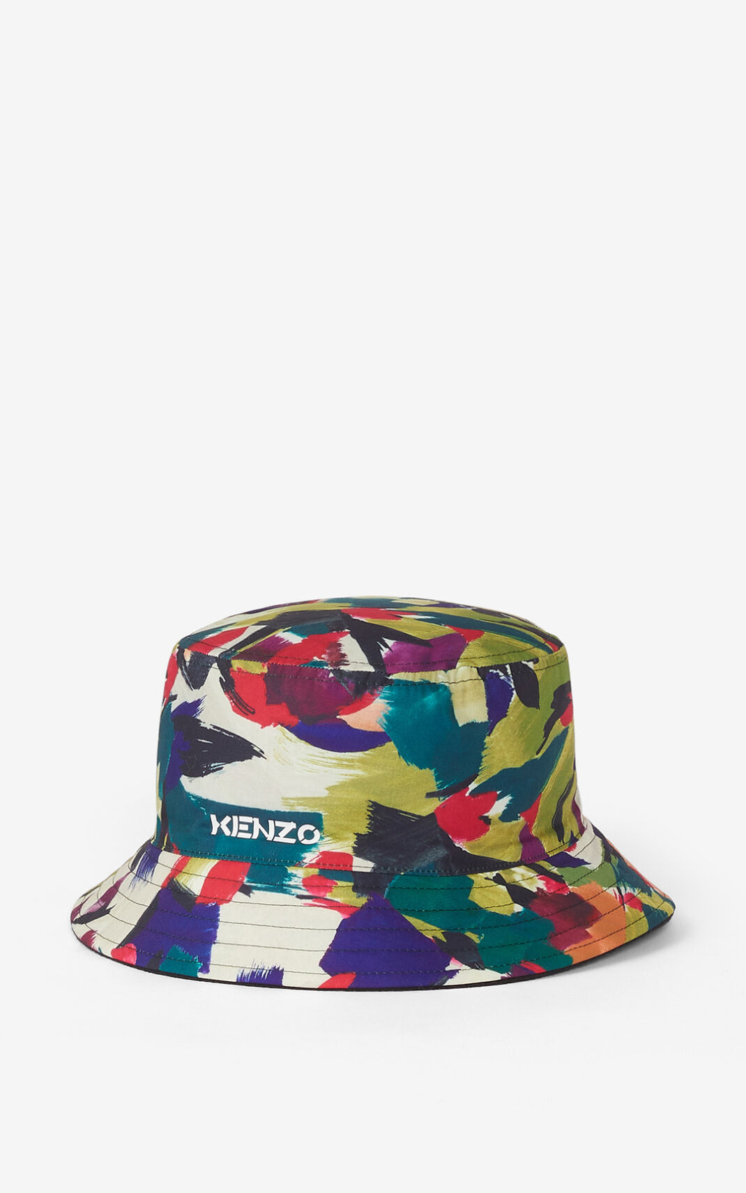 Kenzo Archive Floral reversible Halász Sapka Női Olivazöld | ID.562111